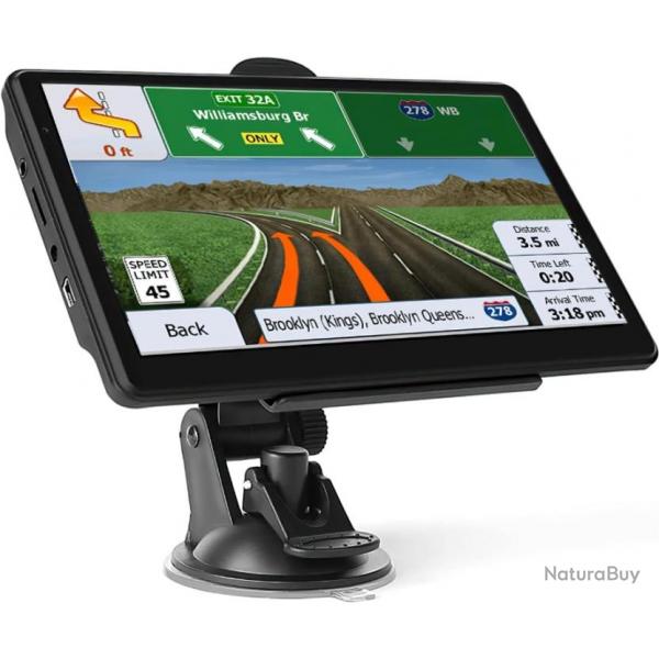 GPS 7 pouces pour poids lourd et voiture - Europe et UK 2023- Auto Navigation - Mise  Jour Gratuite