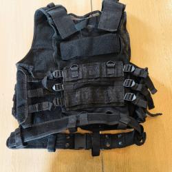 Gilet tactique noir légère