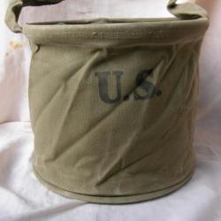 WW2 US SAC OU VACHE A EAU RETRACTABLE MILITAIRE AMÉRICAIN MARQUAGE " AVERY 1943 "