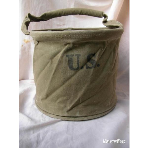 WW2 US SAC OU VACHE A EAU RETRACTABLE MILITAIRE AMRICAIN MARQUAGE " AVERY 1943 "