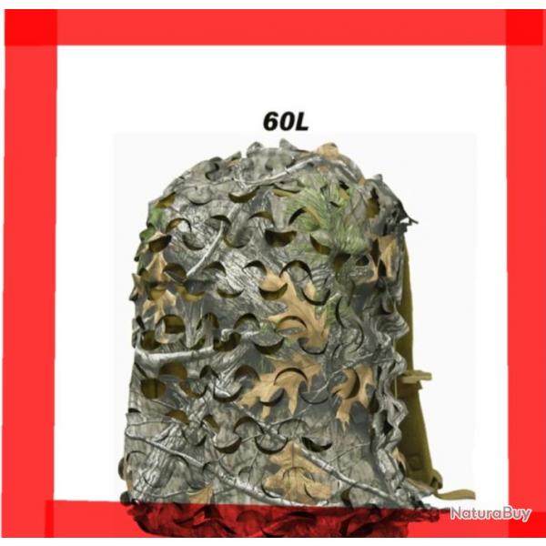 Filet de camouflage pour sac  dos 60L