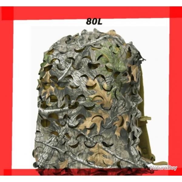 Filet de camouflage pour sac  dos 80 L