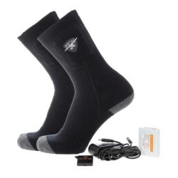 Chaussettes chauffantes 100 % laine Sportchief Heater Noir / 36 -  41 - Noir / 36 -  41