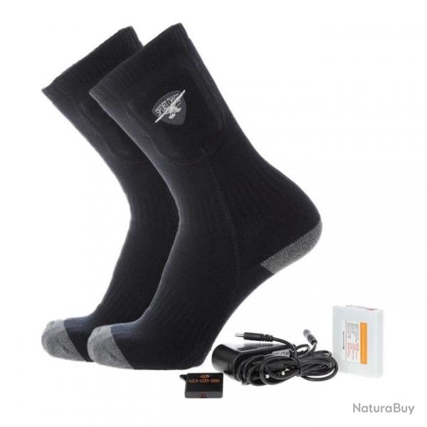 Chaussettes chauffantes 100 % laine Sportchief Heater Noir / 36 -  41 - Noir / 36 -  41