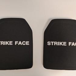 2 plaques balistique nij4 stand alone Strike face rigide.