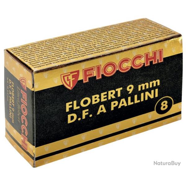 CARTOUCHE FIOCCHI 9MM FLOBERT DOUBLE CHARGE PLOMBS 7.5