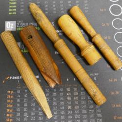 Petit lot d'outils anciens pour rechargement cal. 16