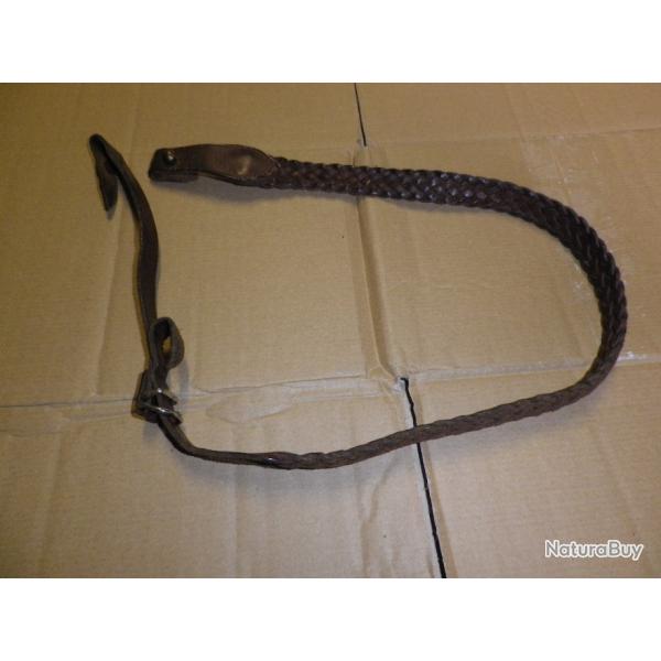 Bretelle tresse ancien pour armes de chasse