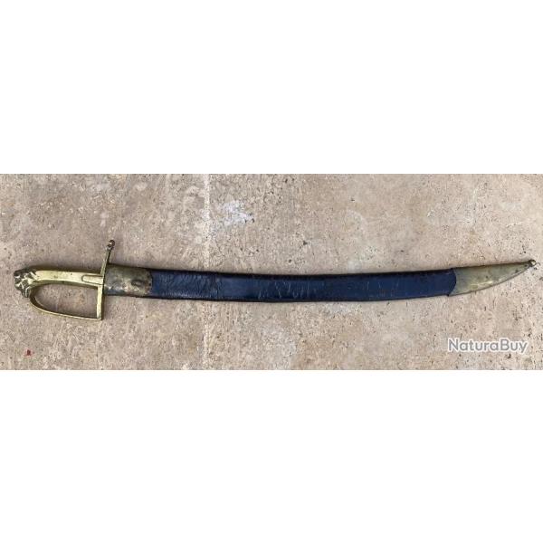 Sabre des Compagnies d'Elite vers 1780. Rvolution.