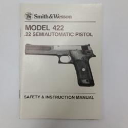 Manuel Smith et Wesson model 422 22lr