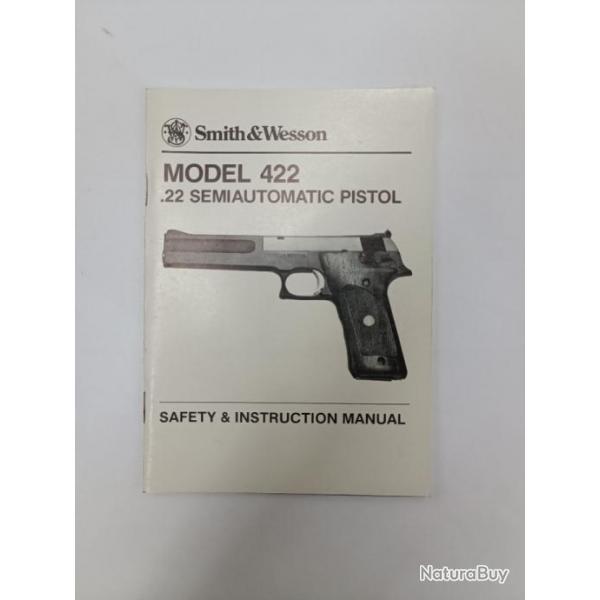 Manuel Smith et Wesson model 422 22lr