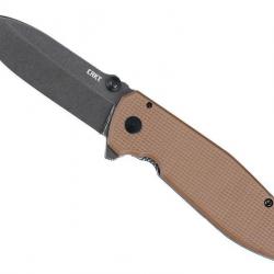 COUTEAU CRKT SQUID XM MARRON BLACKWASH