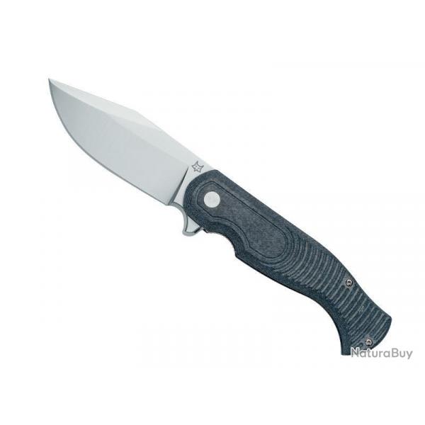 COUTEAU FOX EASTWOOD TIGER MICARTA BLEU