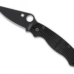 COUTEAU SPYDERCO PARA MILITARY 2 SALT G10 TOUT NOIR