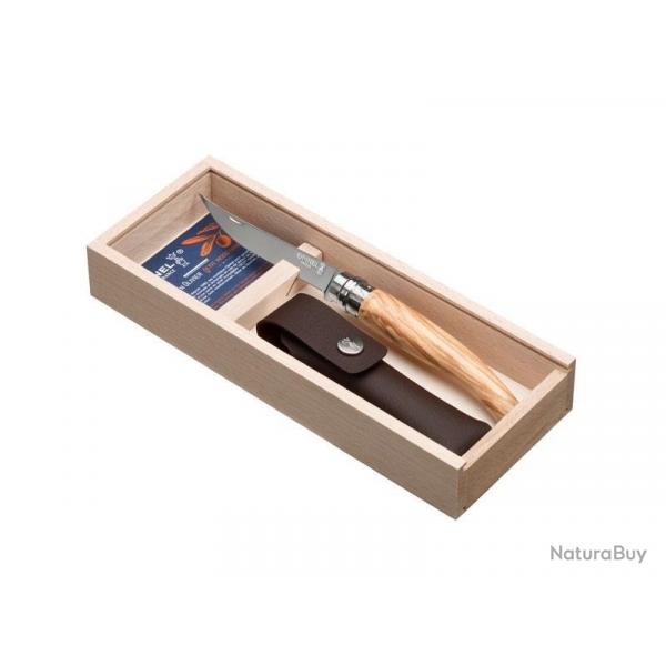 PLUMIER OPINEL EFFILE N10 OLIVIER + ETUI