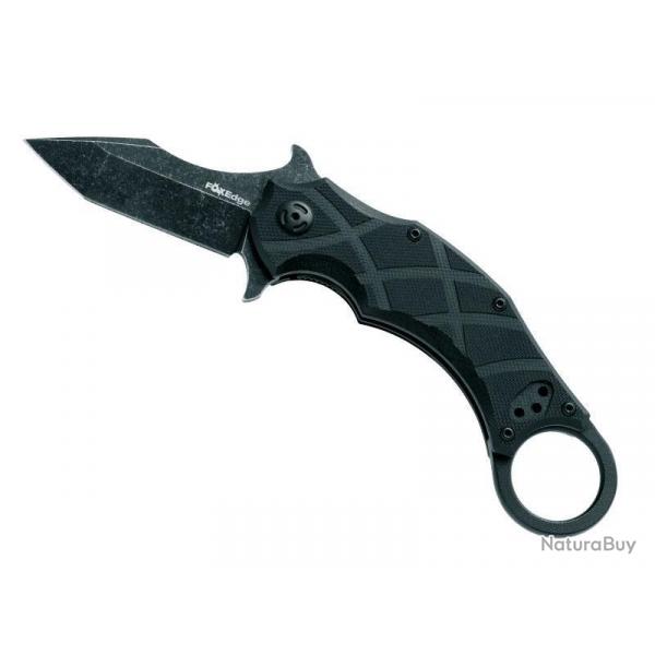 COUTEAU FOX EDGE THE CLAW G10 NOIR BLACKWASH