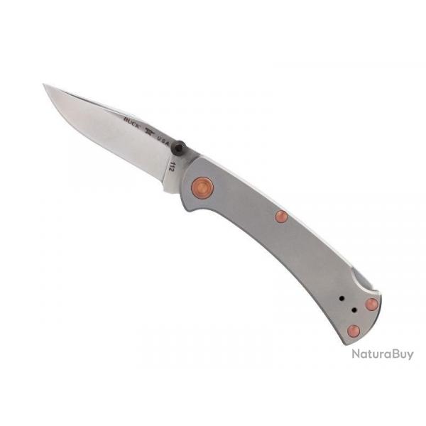 COUTEAU COLLECTION BUCK 112 SLIM PRO TRX 0112GYSLE