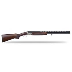 Fusil superposé HUGLU eagle cal.20/76 canon 71cm gravure perdrix