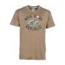 T Shirt De Chasse Beige Sanglier Wild Boar Republic PERCUSSION