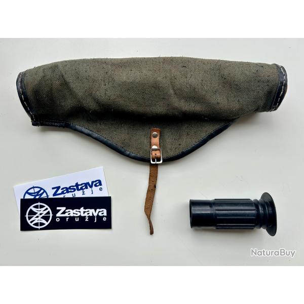 Ensemble couvre lunette et bonnette d'origine pour Lunette ZRAK ON-M76 / Zastava M76 Yougoslave