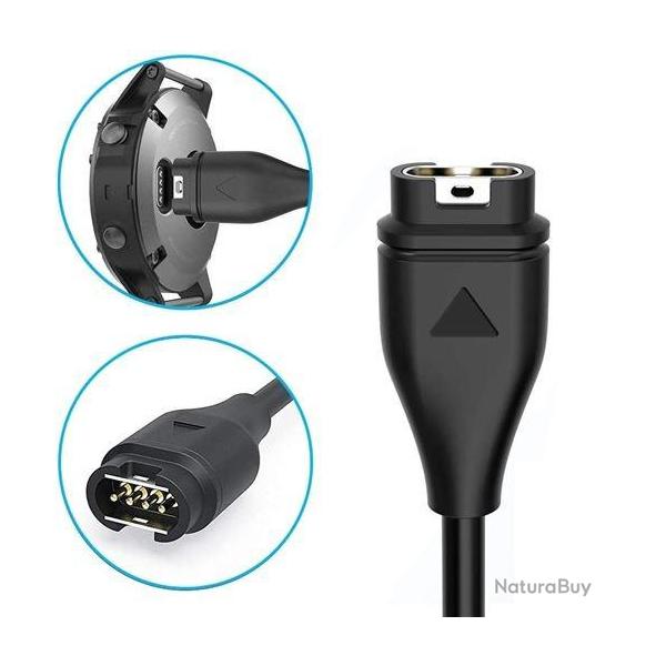 Chargeur Cable USB Compatible avec Garmin Fenix & Insctinct LIV GRATIS