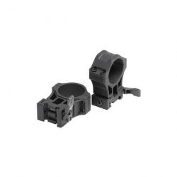 ACCU-SYNC® Anneaux optiques Picatinny UTG D.30 Quick Releas High Profile - Leapers UTG