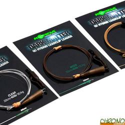 Montage Korda Dark Matter Leader QC Hybrid Clip 40lbs 50cm Clear