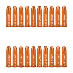 20 douilles "Dummy rounds" cal. 22 LR en aluminium - A-Zoom