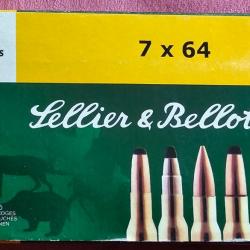 Vends ou échange Balles 7x64 Sellier & Bellot SPCE 173 grains