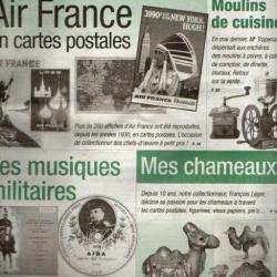 la vie du collectionneur 421 juillet 2002, les musiques militaires, air france en cartes postales,