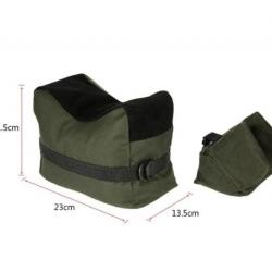 Sac de tir de chasse, repose-fusil, sac avant et arrière support de RÉGLAGE. PRIX DE DÉPART 1 ref 1