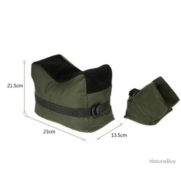 Sac de tir de chasse, repose-fusil, sac avant et arrire support de RGLAGE. PRIX DE DPART 1 ref 1