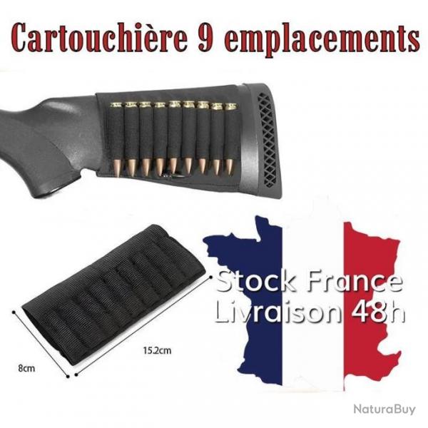 Manchon cartouchire 9 emplacements 308 300 7,62 8x57 - Envoi rapide depuis la France