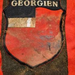 Ecusson de volontaire Géorgien armée de terre allemande de la seconde guerre mondiale en T.B.E.