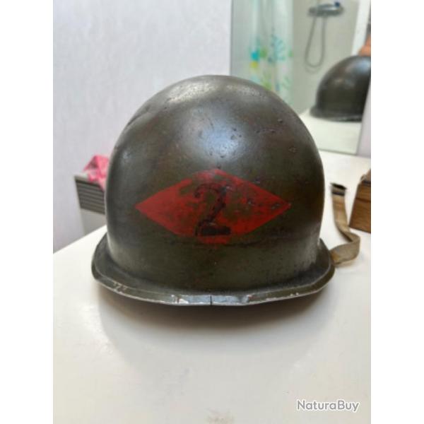 CASQUE US WW2 du 2me RANGER