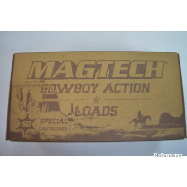 1 BOITE DE MAGTECH COWBOY ACTION LOADS EN 44-40 WIN  12.9G/200 GR L-FLAT PAR 50 NEUVE