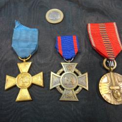 médailles allemande ww1 14-18 militaria lot