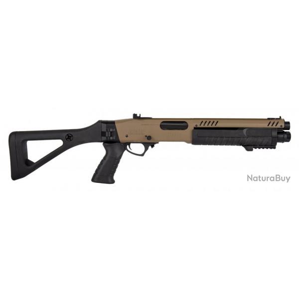 Rplique fusil  pompe FABARM STF12 initial TAN Gaz