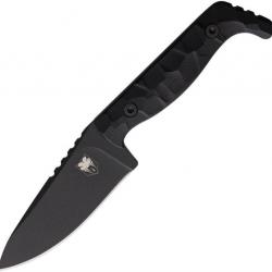 Couteau Cobratec Knives Kingpin Lame Acier D2 Black Manche G10 Etui Kydex CBTKPBLK