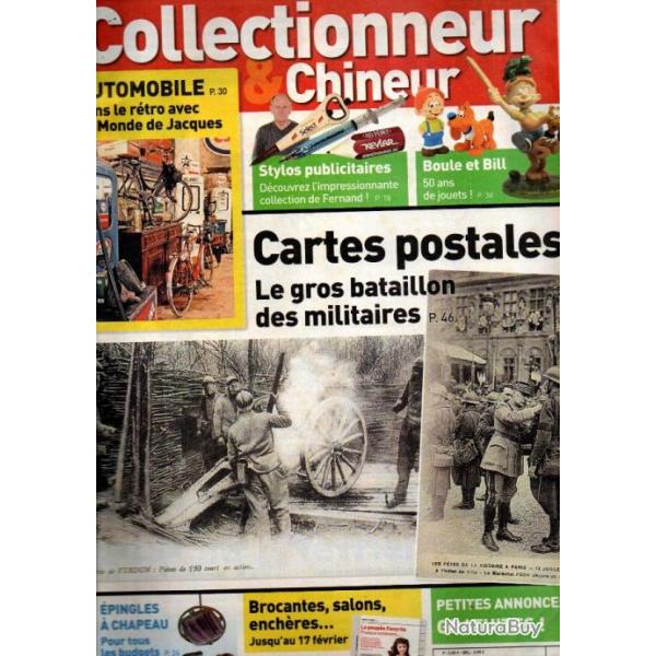 collectionneur chineur 143 cartes postales militaires ,3500 stylos publicitaires, pingles  chapeau