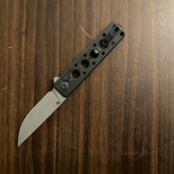 VEND WE KNIFE MISCREANT 3.0 2101B BLACK COUTEAU DE POCHE, BRAD ZINKER DESIGN.