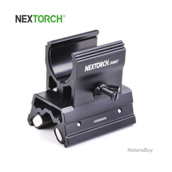 Support magntique Nextorch RM87 montage rapide sur fusil et arme pour lampe torche