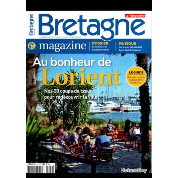 au bonheur de lorient  revue bretagne magazine 2016 ,