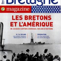 les bretons et l'amérique de jacques cartier à kérouac 500 ans d'histoi revue bretagne magazine 2017