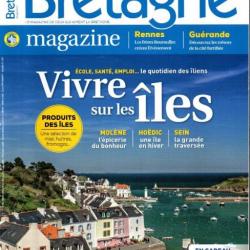 vivre sur les iles  revue bretagne magazine 2016 molène, hoedic, sein, mardi-gras, guérande