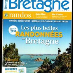 les plus belles randonnées de bretagne , revue bretagne magazine 2016 gr34