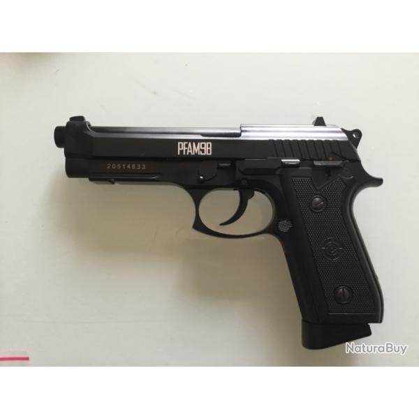 pistolet rplique rplique  92 F blowback et full auto 4,5 mm acier