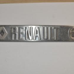 RENAULT 6 emblème logo sigle insigne monogramme hayon coffre  (6)