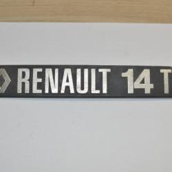 RENAULT 14 TL emblème logo sigle insigne monogramme hayon coffre  (6)