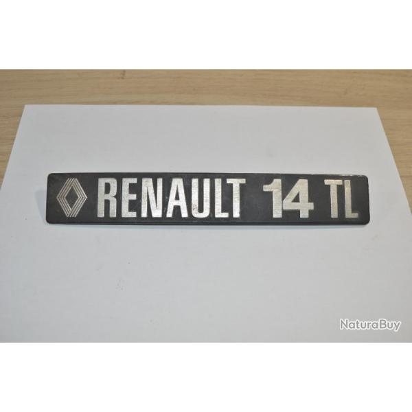 RENAULT 14 TL emblme logo sigle insigne monogramme hayon coffre  (6)